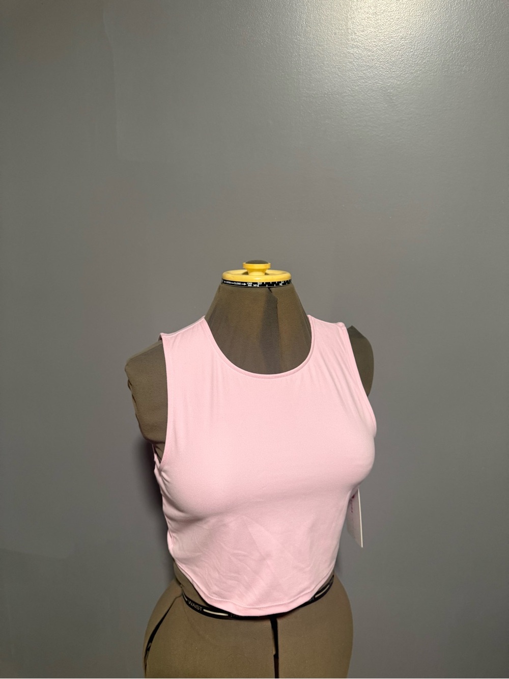 Yogalicious Pink Stretch Scoop Neck Tank Top